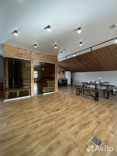 Баня сауна с бассейном