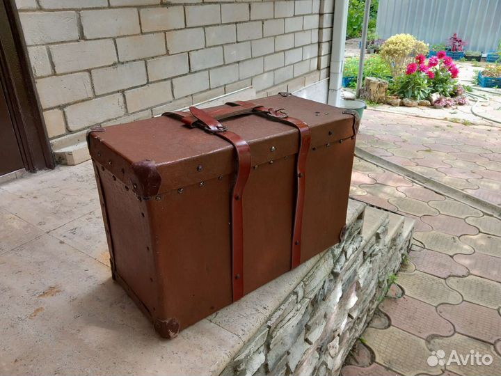 Чемодан.Антикварный.Старинный.Довоенный.Раритет