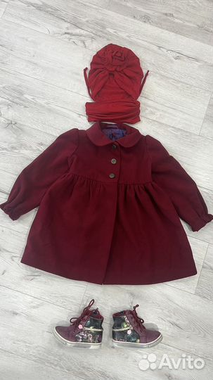 Пальто для девочки 110