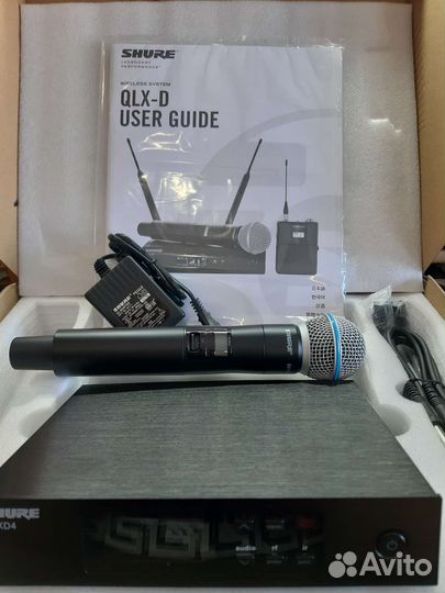 Радиомикрофон Shure QLX-D4 beta SM58