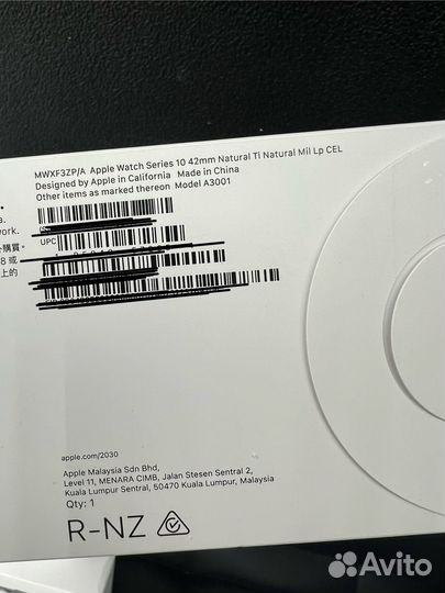 Apple Watch S10 42mm Titanium Natural Milanes Loop