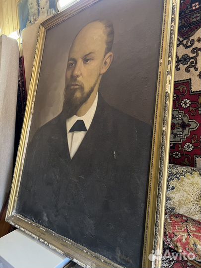 Картина портрет В.И.Ленина 152х112