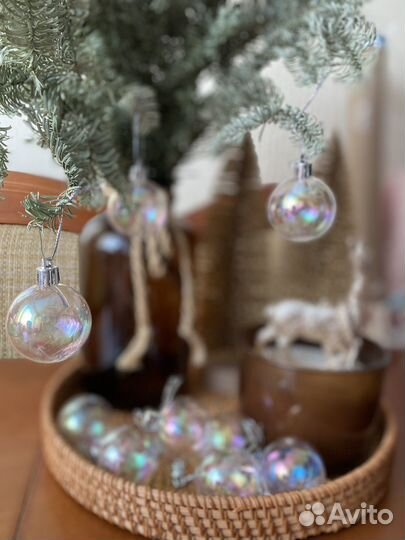 Новогодние украшения шары Хрустальная елка