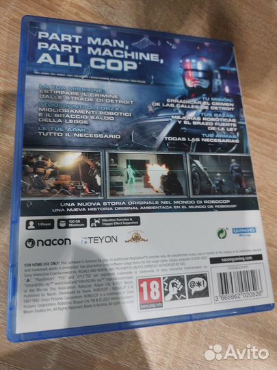 Игры для ps5 RoboCop rogue city