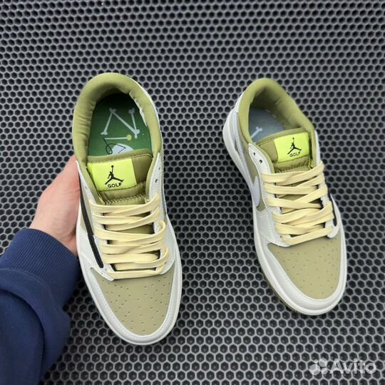 Кроссовки Nike Air Jordan 1 Low Travis Scott Golf