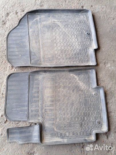 Коврики салона передние Hyundai Solaris HCR G4FG