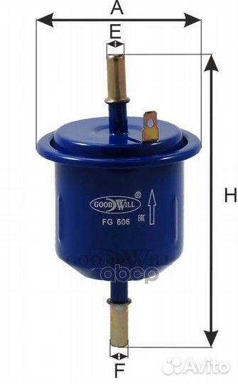 Фильтр топливный FG606 Goodwill