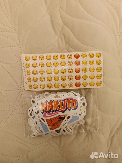 Наклейки аниме Наруто 100 шт