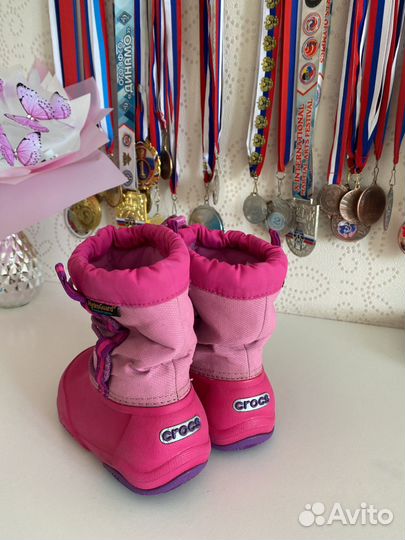 Сноубутсы crocs 25