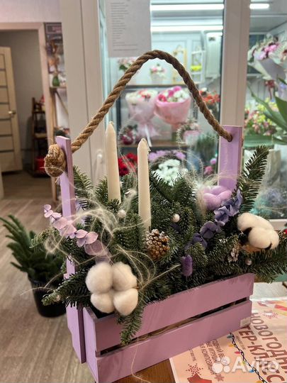 Новогодние композиции нобилис