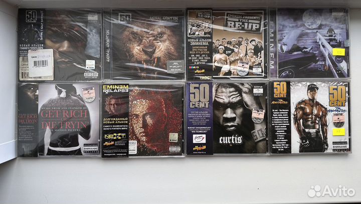 50cent cd Eminem DVD