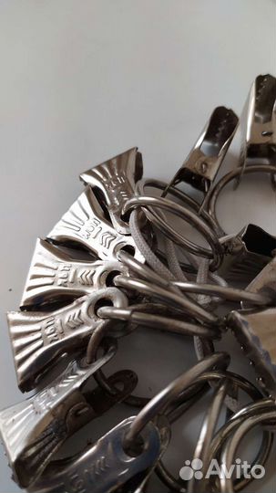 Кольца с зажимами для штор СССР