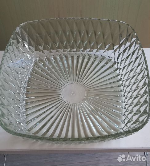 Вазы из стекла СССР для фруктов