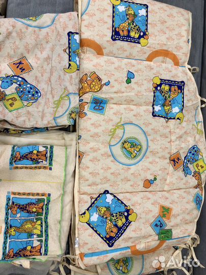 Бортики в детскую кроватку