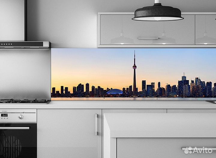 Кухонные фартуки скинали из стекла в Мытищах