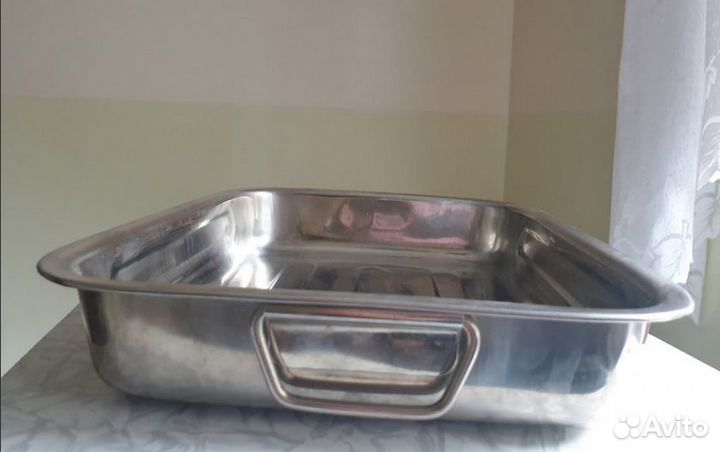 Глубокий Противень Поднос Лоток нержавеющая сталь