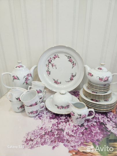 Чайный,кофейный сервиз ГДР jmenau