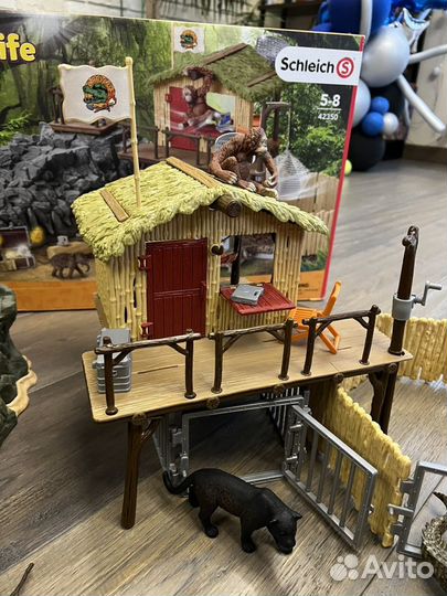 Schleich конюшня, станция изучения крокодилов