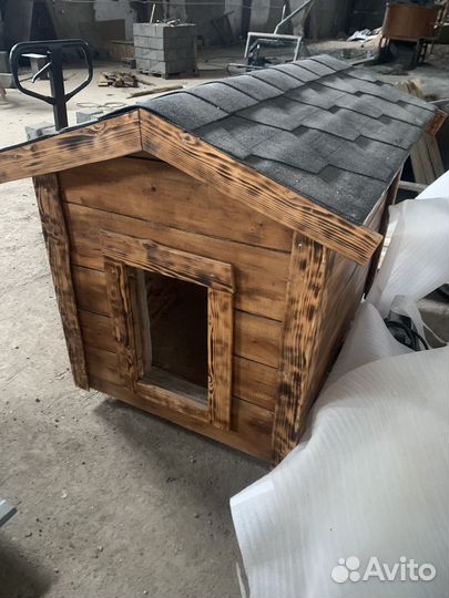 Теплая будка для собак