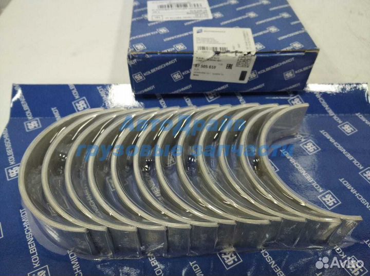 Вкладыши шатунные Ман двигатель D2556 D2566 D2866