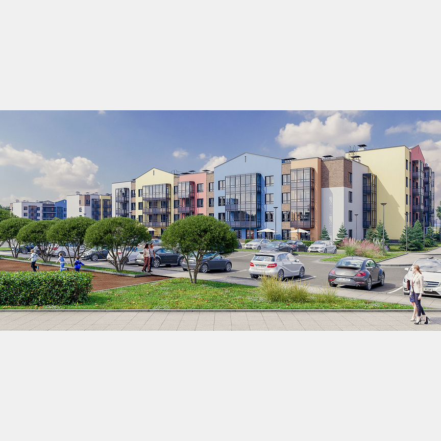 3-к. квартира, 89,8 м², 1/5 эт.