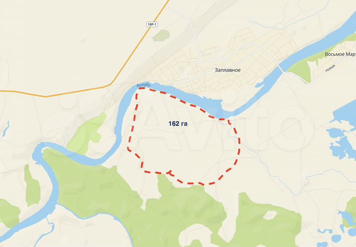 Участок 162 га (СНТ, ДНП)