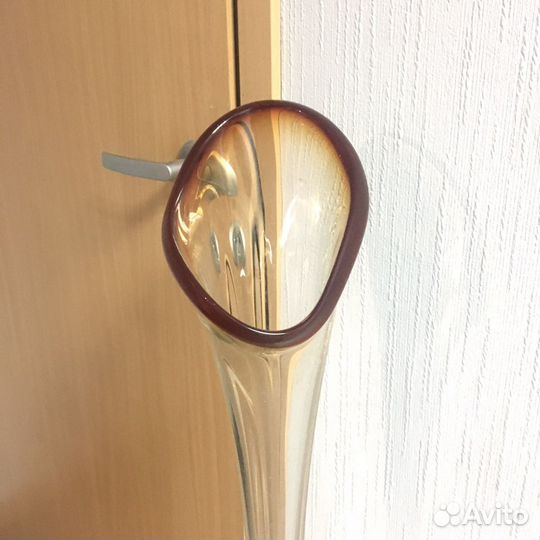 Ваза напольная цветное стекло