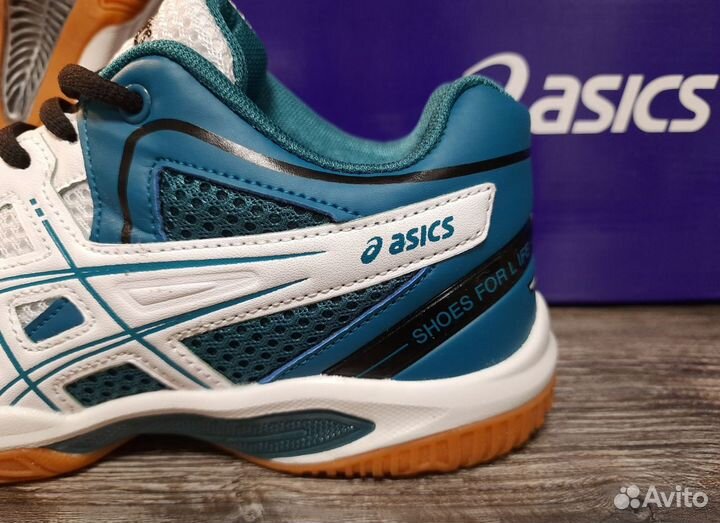 Кроссовки Asics для тенниса артикул 2219 белый/син