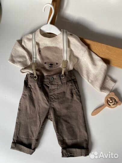 Свитер джемпер и брюки для малыша hm 68