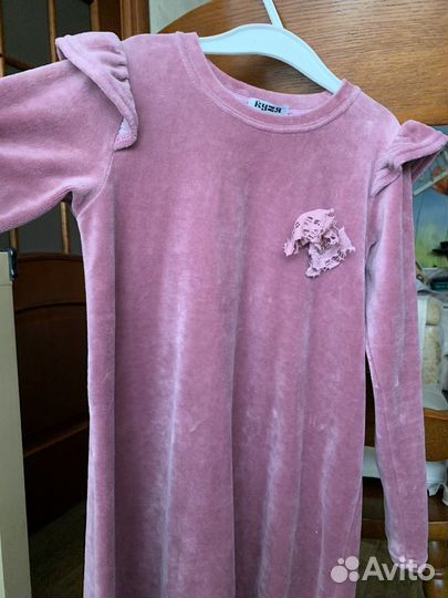 Платье теплое для девочки