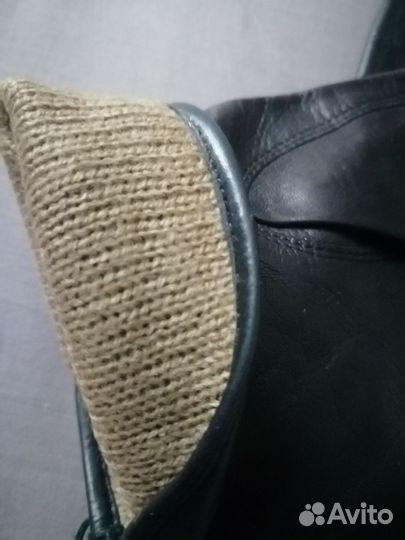 Перчатки кожаные женские р.7.5