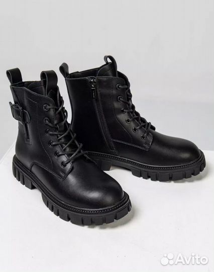 Кожаные ботинки на девочку 32 размер