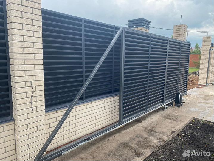 Забор жалюзи