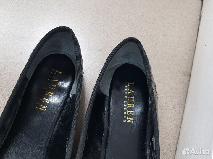 Балетки Ralph Lauren кожа р.37,5-38