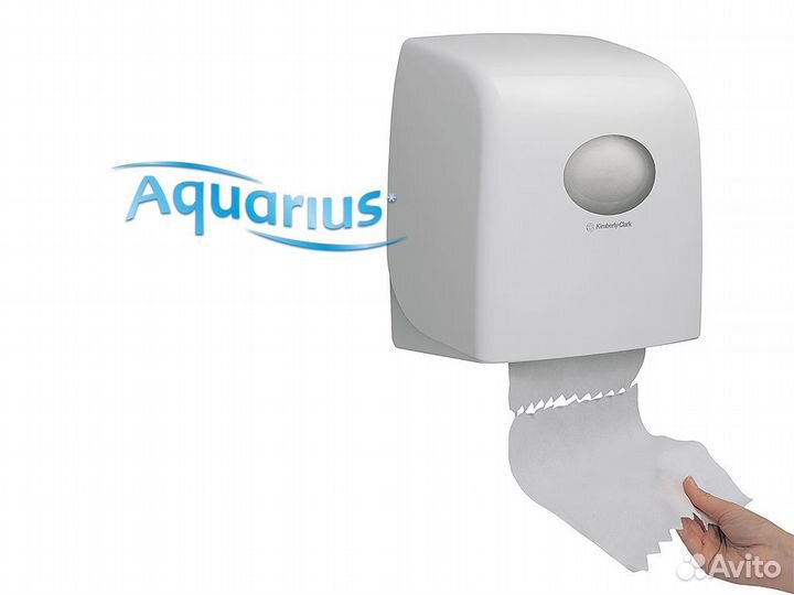 Диспенсер для полотенец Aquarius Slimroll белый 69