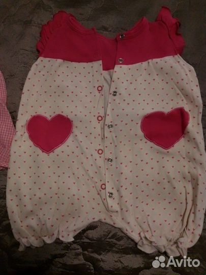 Боди для девочки 68 74