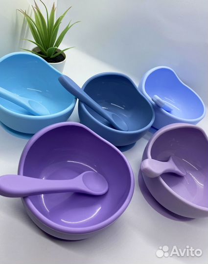 Силиконовая посуда для детей