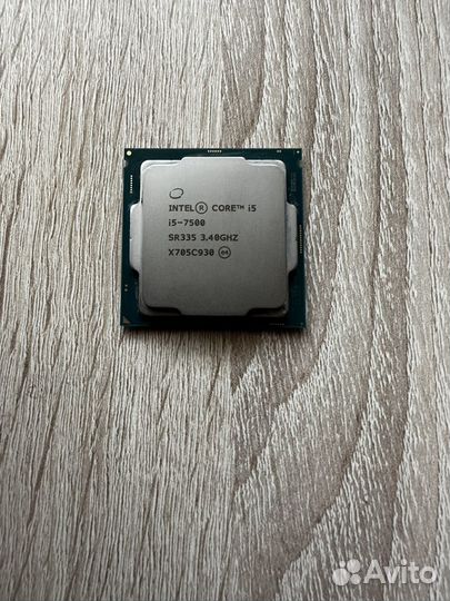 Процессор intel core i5 7500