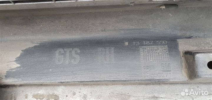 Накладка порога наружняя Opel Vectra C 2002-2008