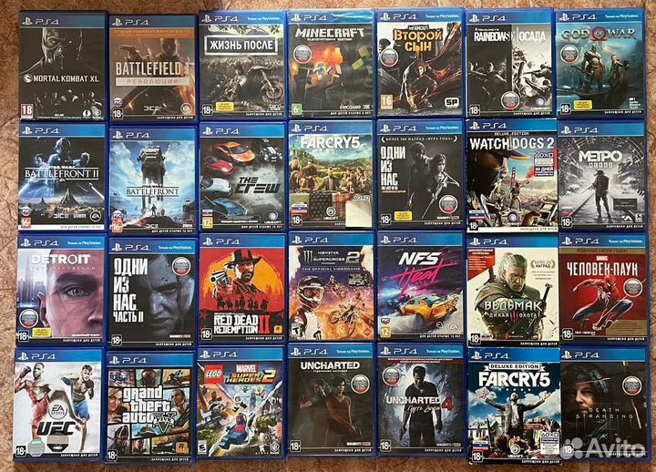 Игры Sony PlayStation 4 (PS4)