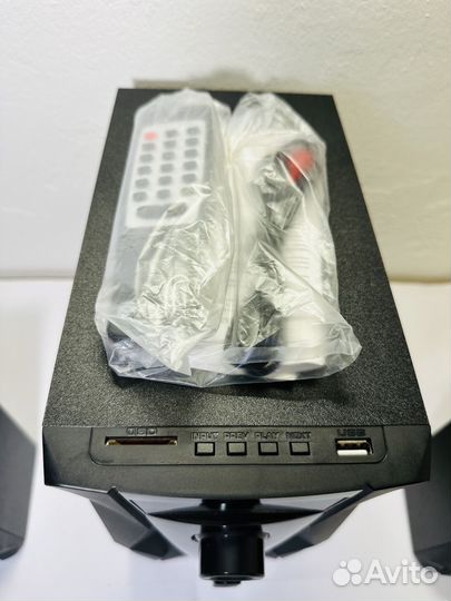 Колонки компьютерные (саб 2.1) новые bluetooth