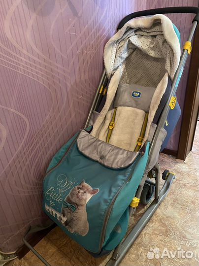 Санки коляска Ника 7-2