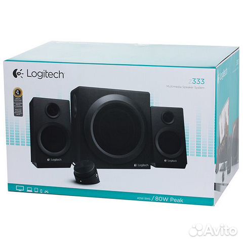 Колонки компьютерные 2.1 Logitech Z333-Black объявление продам