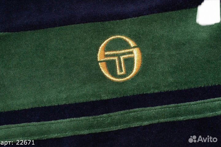 Одимпийка sergio tacchini green (3) синяя