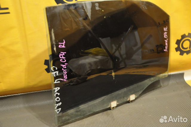 Стекло двери заднее левое honda accord CF4