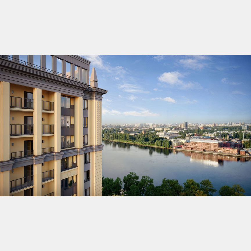2-к. квартира, 64,1 м², 16/18 эт.