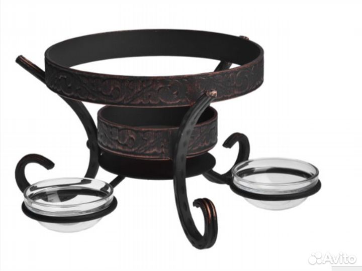 Подставка кованная для саджа с соусницами