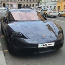 Porsche Taycan AT, 2021, битый, 37 000 км, с пробегом, цена 6 500 000 руб.