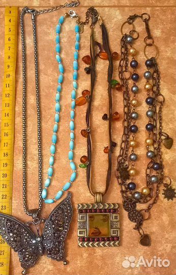 Бусы клипсы