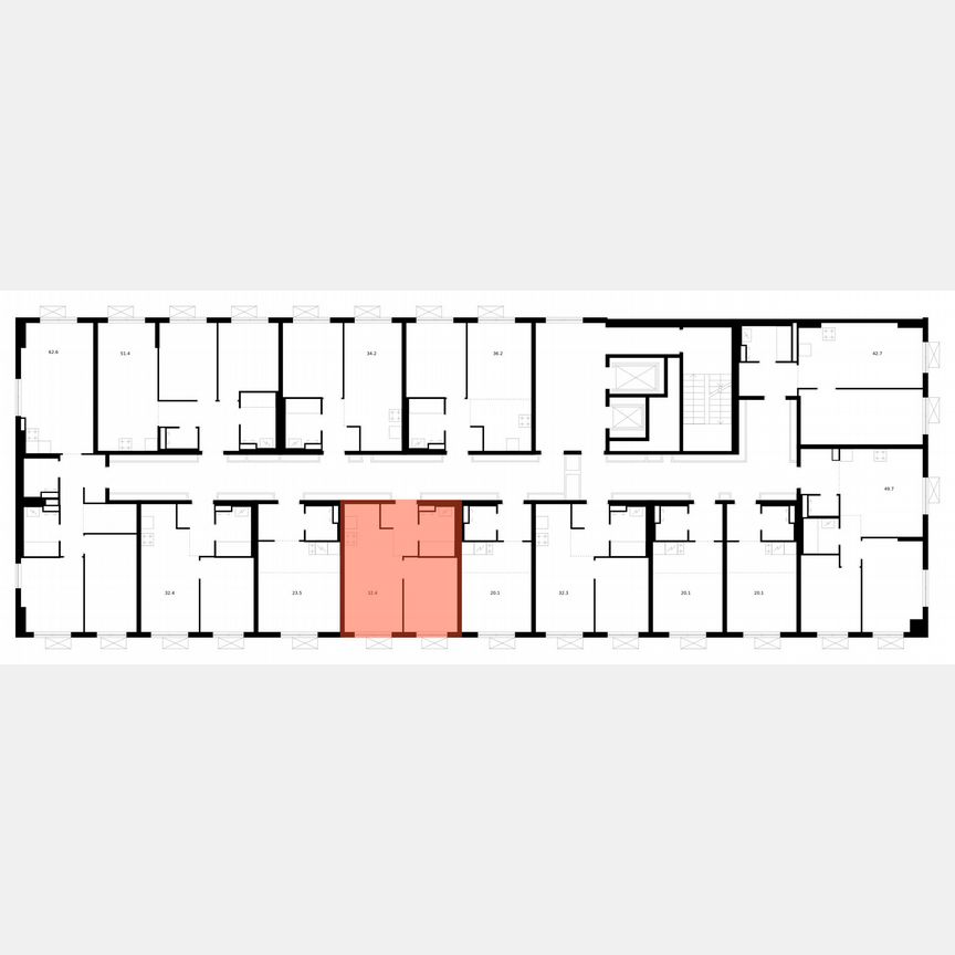 1-к. квартира, 32,4 м², 14/15 эт.